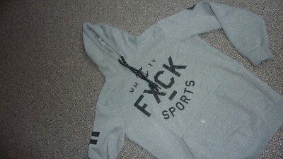  Langarm Hoddie Sweat Pullover grau FSBN Gr.S