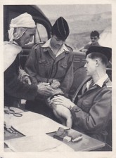 Carte postale ancienne card 10x14cm ALGÉRIE GUERRE infirmiers militaire carte FM