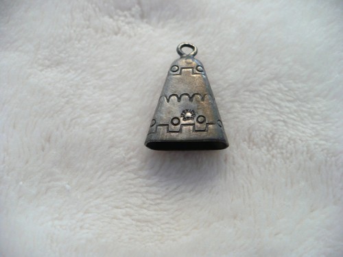 B5- VINTAGE CHARM SILVER BELL (MARKED MEXICO) #138 - Bild 6 von 10