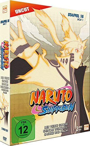 Naruto Shippuden - Staffel 15 - Box 1 (Folgen 541-554, Uncut) [3 Disc (B3b)