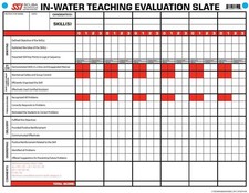 SSI SCUBA IN-WATER EVALUATION SLATE DE