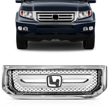 Front Bumper Grille Chrome For 2009-2011 Honda Ridgeline 71100-sjc-zz00