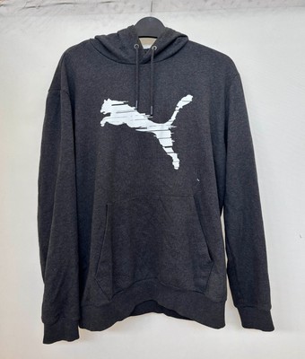 Puma Hoodie Herren Sweater Grau Größe L