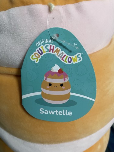 Squishmallows Sawtelle Strawberry Pancakes 18" Plush Pink Toy. NWT - Picture 5 of 5
