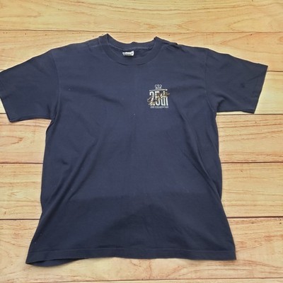 VINTAGE Engelbert Humperdinck 25th Anniversary Tour Shirt XL Navy Blue ANVIL