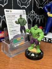 Marvel Heroclix Hulk 001b Common with Card Smash and Destroy Set