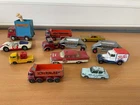 Vintage Collection Of 10 Die-cast Model Toy Cars Lesney Corgi etc.