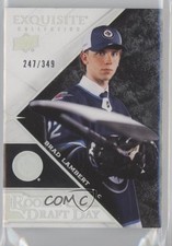 2024 Black Diamond Exquisite Collection Rookie Draft Day /349 Brad Lambert 1q2