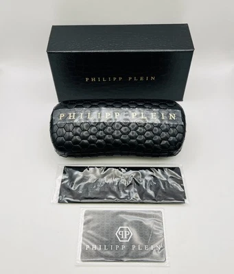 Philipp Plein Etui Brillenetui Brillen Sonnenbrillen L schwarz Hartschale NEU - Bild 1 von 4