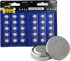 LR1130 1.5V Alkaline Button Cell Battery,Ag10 Batteries,30 Pack