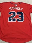 BECKETT COA MICHAEL HARRIS Signed Autographed Atlanta Braves Baseball Jersey