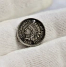 1862 US Indian Cent 1c (CN) VF (Hole)