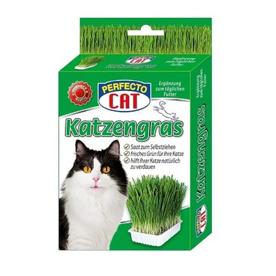 Split Trixie Bag Cat Grass Seed Refill - approx. 100g/bag