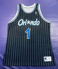 Authentic Anfernee Penny Hardaway #1 Champion 1993-1994 Orlando Magic Jersey 48