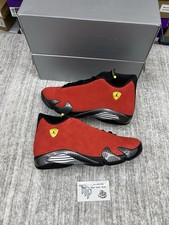   Size 9 /Nike Air Jordan 14 Retro 2025 Red Ferrari  Brand New  Ship Fast  