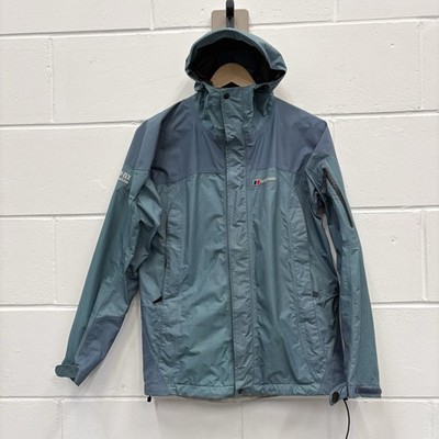 Berghaus Jacket Gore-Tex UK 10 Blue Paclite Waterproof Hooded Outdoor
