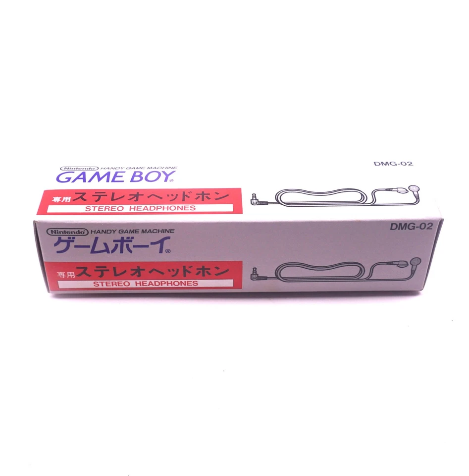 Проводные стереонаушники Nintendo Gameboy DMG-02 OEM для оригинальных новых из старых запасов в коробке - Изображение 3 из 4