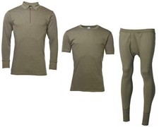 Unterhose Hemd oder Rolli A.B Bundeswehr Unterw&auml;sche Gr&uuml;n Baumwolle A Bl&ouml;chl