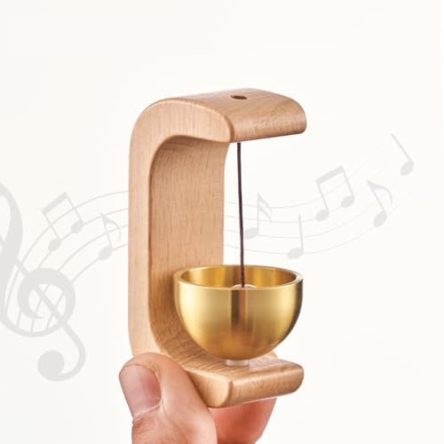 Shopkeepers Bell for Door Opening, Magnetic Shopkeepers Bell Wood Doorbell - Bild 3 von 6