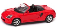 Welly Toyota MR2 Spyder Rot MaßStab 1:34 1:39 4,5 Zoll Diecast Modell In Box