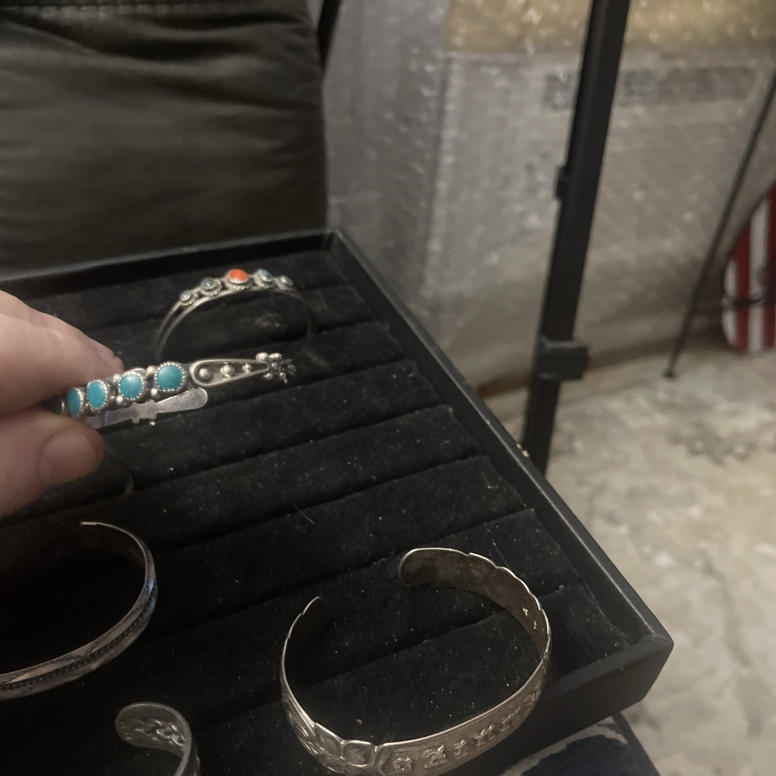 Large Sterling Silver Cuff Bracket Collection - image 5