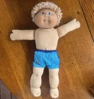 Cabbage Patch Kids Doll - Jesmar - Spain - Vintage - TLC Blonde Blue Boy