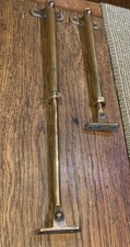 Pair of Antique Victorian Brass Window STAYS by W T&S. William Tonks &Son 