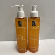 2X La Roche-Posay Vitamin C Brightening Facial Cleanser 6.76 Oz -1 Damaged Pump