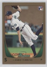2011 Bowman Draft Gold Charlie Furbush #37 3a3