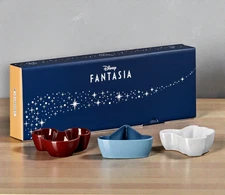 Le Creuset Disney Fantasia Collection Mickey 3pc Mini Dish Set with Box 2025 NEW