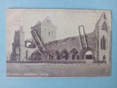 (143) WW1 Soldier to Soldier RP Postcard # Sweetheart Abbey, Dumfries - Image 1 of 3