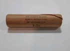 1955 D Wheat Cent Penny Roll BU UNC OBW 50 Coins Bank Wrapped