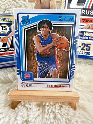 Panini Donruss 2024-25 NBA Rated Rookie No #207 Bobi Klintman Detroit Pistons