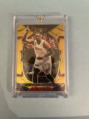 Bam Adebayo 2022 Select Gold Prizm #57 Concourse Miami Heat #ed 6/10