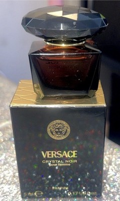 Versace Crystal Noir Pour Femme Parfum Spray Travel Size 0.17 fl oz