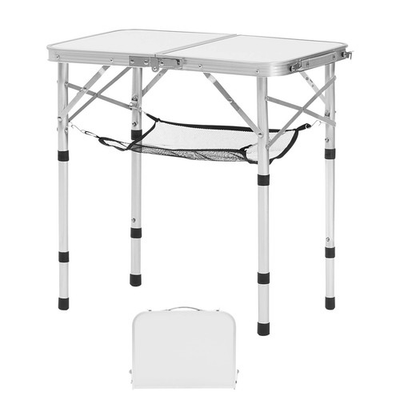#ad Uimoso 2ft Foldable Aluminum Camping Table with Adjustable Height for Outdoors $24.99