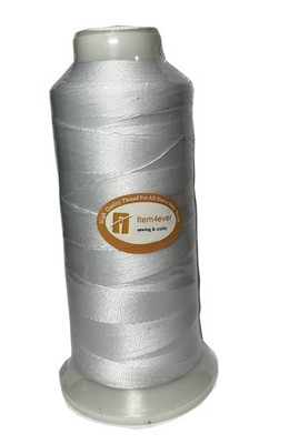 UV Resistant Polyester Thread for Outdoor Leather Upholstered Large, White 