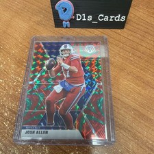 2020 PANINI MOSAIC JOSH ALLEN RED GREEN PRIZM SP ~ #26 BILLS 