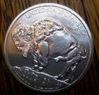 1 troy oz 999 silver NEW Buffalo Indian round free insured ship