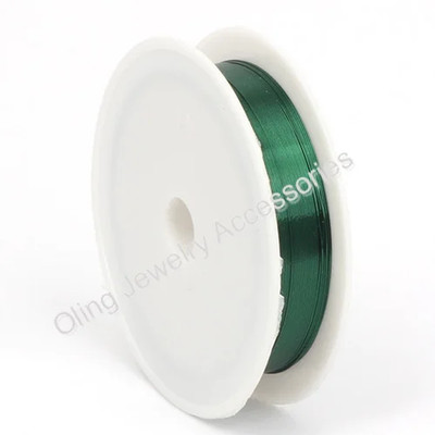 0.3MM 20M/Roll Wire Line Mixed Multicolor Plated Beaded Crafts DIY Accessories C