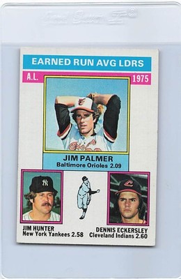 1976 Topps #202 Earned Run Avg Leaders NM *384