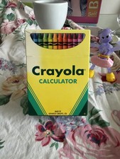 Vintage Crayola Calculator Nostalgia 1980's