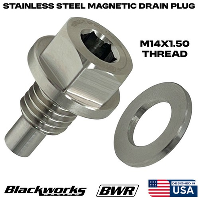 #ad #ad Blackworks Racing USA Stainless Steel Magnetic Oil Drain Plug M14x1.50 For Acura $24.88