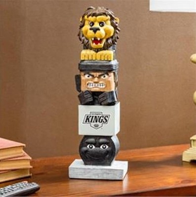Los Angeles Kings Tiki Totem Garden Statue, Hand Painted Resin, 16 Inch,...