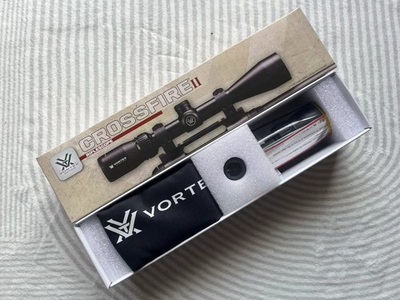 #ad #ad VORTEX Crossfire II 4 12x44mm V Plex MOA Reticle 1in Riflescope CF2 31013 $95.99