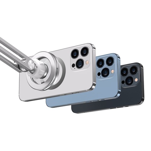 Aluminium Tablet Ständer mit 360 Grad Drehung und stabiler Magnetbefestigung - Photo 9/14