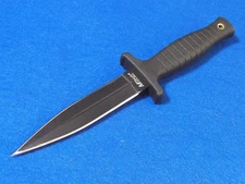 MTech MT097 Dagger Black double edge fixed blade sheath knife 9" overall NEW!