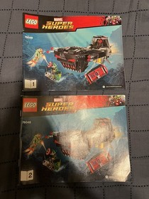 LEGO Marvel: Iron Skull Sub Attack (76048) 100% Complete! All Minifigs!