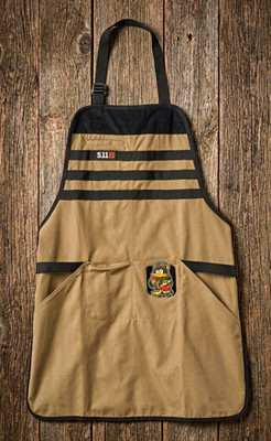 5.11 Feelin Like Grillin Apron One Size Adjustable Green/Black Matte 6780002