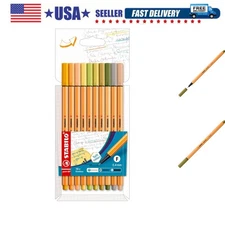 Fineliner - Point 88 - Wallet of 10 - Assorted Colors